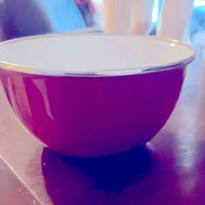 Pottery Barn bowl from the Partyware collection. Red. New w tag.